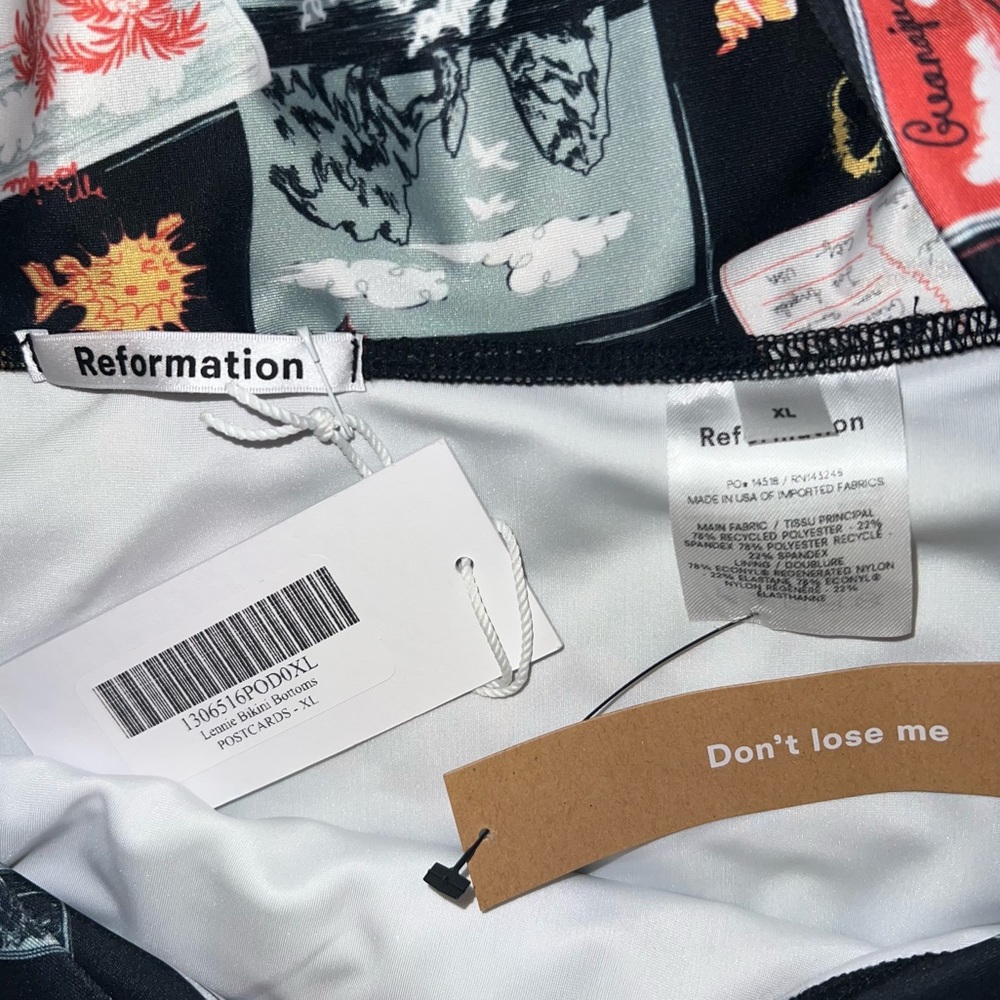 Reformation Postcards Bikini size XL - Picture 8 of 12